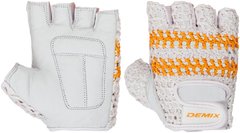 Перчатки для фитнеса Demix, оранжевый/белый, XS