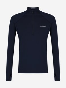 Термобілизна верх чоловіча Columbia Midweight Stretch Long Sleeve Half Zip, Синій, 46