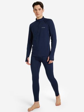 Термобілизна верх чоловіча Columbia Midweight Stretch Long Sleeve Half Zip, Синій, 46