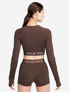 Лонгслів жіночий Nike Dri-Fit Pro 365, Коричневий, 40-42