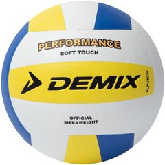 Мяч волейбольный Demix, белый/желтый/синий, 5