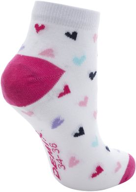 Шкарпетки для дівчаток Demix, 2 пари, Білий, 28-30