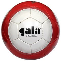 М'яч футбольний Gala Brasilia Розмір 5 вага 450 г Червоний/Білий