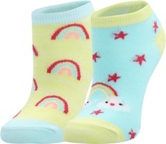 Шкарпетки для дівчаток Skechers, 2 пари, Мультиколір, 24-35