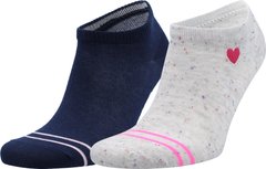 Шкарпетки жіночі Skechers, 2 пари, Сірий, 36-41