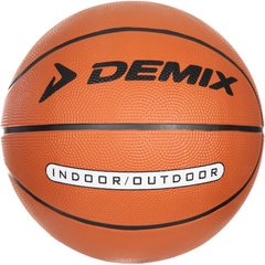 Мяч баскетбольный Demix, темно-коричневый, 5