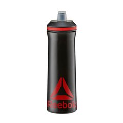 Бутылка для воды Reebok черный/красный 0,75 л (RABT-12005BK)