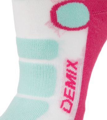 Шкарпетки для дівчаток Demix, 1 пара, Білий, 25-27