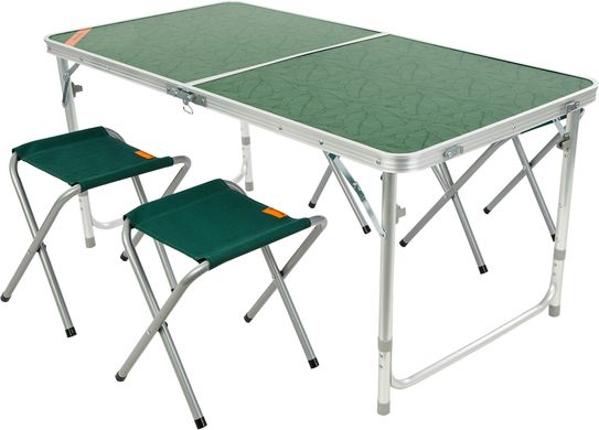Набір Outventure: стіл + 4 стільця, Зелений
