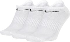 Шкарпетки Nike Lightweight No-Show, 3 пари, Білий, 41-45