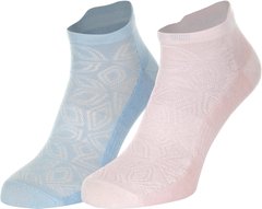 Носки женские Demix, 2 пары, голубой/розовый, 35-38
