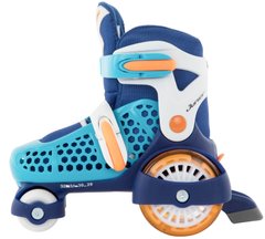 Роликовые коньки детские раздвижные REACTION Junior Boy размер 25-28 Blue