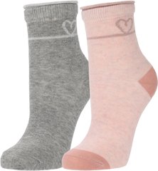 Шкарпетки для дівчаток Demix, 2 пари, Рожевий, 25-27