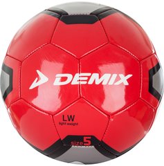 М'яч футбольний Demix Розмір 5 Червоний, Червоний, 5