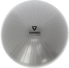 Фітбол Torneo 65 см сірий, зі зміщеним центром важкості (9IVEZKERDZ), Сірий