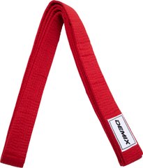 Пояс для кимоно Demix, 280 см, Красный