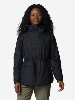 Куртка мембранна жіноча Columbia Sweet Creek Lined Rain Jacket,чорна, Чорний, 42