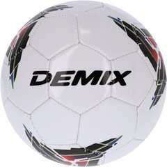 М'яч футбольний сувенірний Demix, Білий, 1