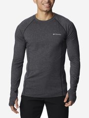 Лонгслів чоловічий Columbia Tunnel Springs™ Wool Crew Baselayer Shirt, Чорний, 46
