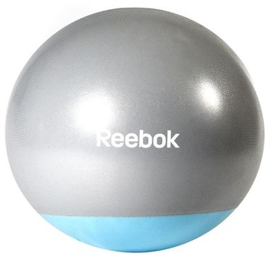 М'яч гімнастичний Reebok RAB-40015BL 55 см сірий/блакитний