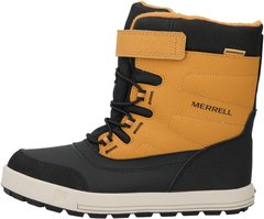 Ботинки детские Merrell M-Snow Storm Wtrpf, песочно-коричневый/черный, 33