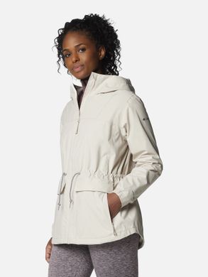 Куртка мембранна жіноча Columbia Sweet Creek Lined Rain Jacket, біла, Білий, 42