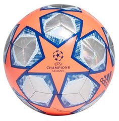 Мяч футбольный Adidas FINALE 20 TRAINING FOIL, Оранжевый/серебристый, 5