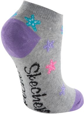 Шкарпетки для дівчаток Skechers, 2 пари, Сірий, 24-35
