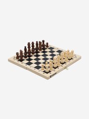 Настільна гра 2 в 1: шахи, шашки Torneo, Бежевий