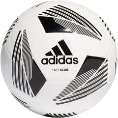 Мяч футбольный adidas Tiro Club, белый/черный, 5
