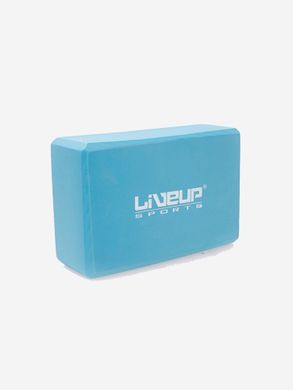 Блок для йоги LiveUp EVA BRICK, Блакитний