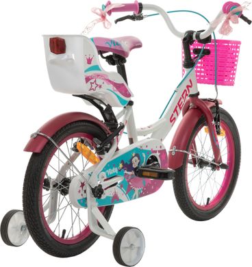 Велосипед для дівчаток Stern Vicky 16", Білий, 100-125