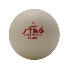 Шарики для настольного тенниса Stag One Star White Ball 6 шт (TTBA-440.W)