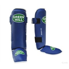 Защита голени и стопы "CLASSIC" Green Hill синий