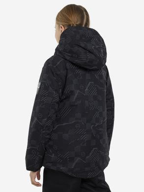 Куртка утеплена для дівчаток Glissade, Чорний, 134