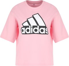 Футболка жіноча adidas Essentials Logo Cropped, Рожевий, 40-42