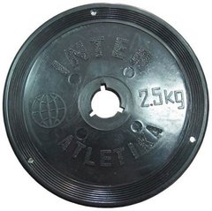 Диск InterAtletika SТ520.3 черный 2,5 кг