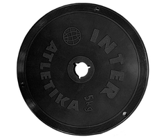Диск InterAtletika SТ520.4 черный 5 кг