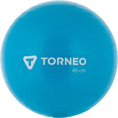 М'яч гімнастичний Torneo, 45 см ,блакитний, Блакитний
