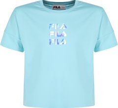 Футболка для дівчаток Fila, Блакитний, 128