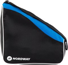 Сумка для ледовых коньков детская Nordway Slide Boy, черный/синий, one size