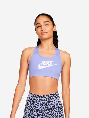 Спортивний топ бра жіночий Nike Dri Fit Swoosh, Фіолетовий, 40-42