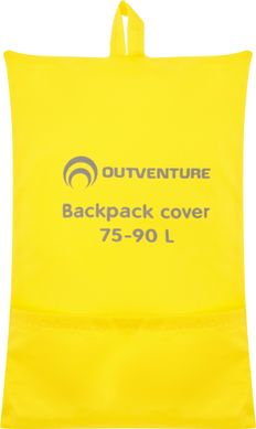 Накидка на рюкзак Outventure, 75-90 л, Жовтий