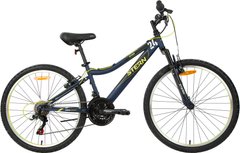Велосипед подростковый Stern Attack 1.0 24", синий/желтый, 135-160