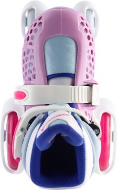 Роликовые коньки детские раздвижные Junior Girl размер 25-28 White REACTION (ERS018WK25), Рожевий, 25-28