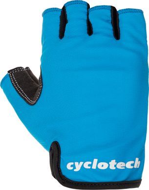 Рукавички велосипедні Cyclotech WIND-B, Блакитний, S