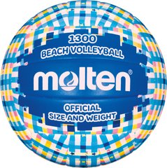 Мяч для пляжного волейбола Molten, р. 5, Синий, 5