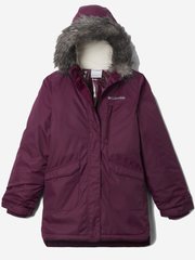 Куртка утеплена для дівчаток Columbia Suttle Mountain Long Insulated Jkt, Фіолетовий, 125-135