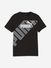 Футболка для хлопчиків PUMA Power Graphic, Чорний, 128