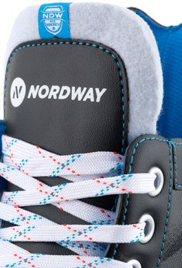 Ковзани хокейні дитячі Nordway NDW350, Чорний, 25-28